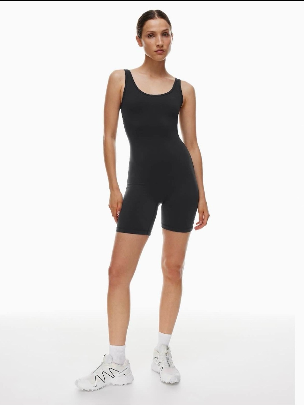 TNA Action Romper by Aritzia — Black — Size M